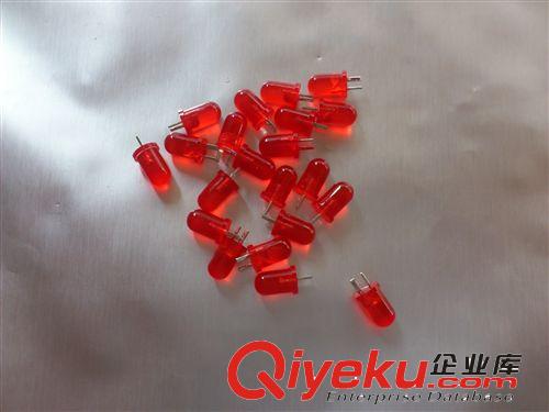 供應(yīng)F5紅發(fā)紅 超短腳　大小腳　紅色LED發(fā)光二極管原始圖片2