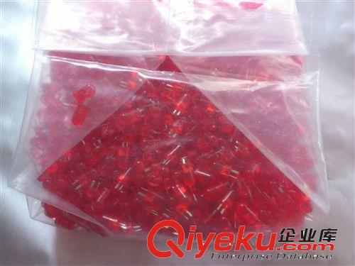 供應(yīng)F5紅發(fā)紅 超短腳　大小腳　紅色LED發(fā)光二極管原始圖片3