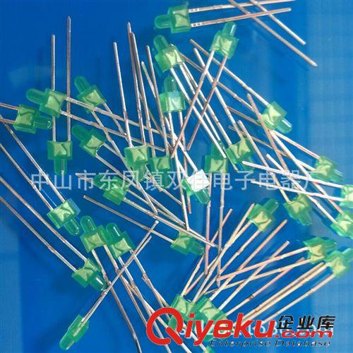 [節能環保]LED 1.8MM綠發綠奶嘴形燈珠 F2MM紅發紅塔形發光二極管