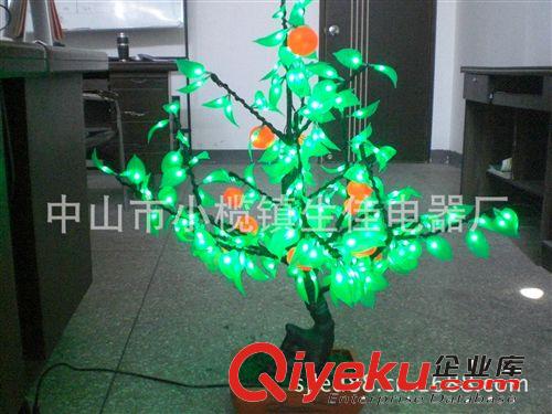 LED仿真盆景樹燈、gf真花盆批發(fā)、高:80cm、200pcs、七彩或變色