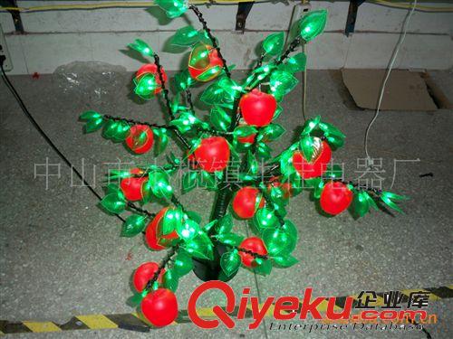 湖南LED蘋(píng)果樹(shù)、200pcs、蘋(píng)果+葉子高仿真桃子樹(shù)批發(fā){sx}生佳原始圖片2