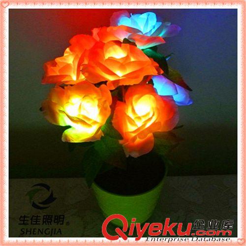 動(dòng)感開(kāi)合玫瑰花、荷花會(huì)自動(dòng)開(kāi)合的仿真花動(dòng)態(tài)效果LED仿真樹(shù)燈原始圖片3