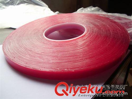 供應(yīng)透明亞克力雙面膠，1.0透明膠，紅色透明雙面膠
