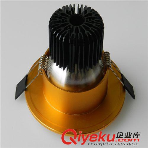 供應批發LED金色筒燈 射燈 3W 2.5寸 背景墻射燈 led筒燈 高亮