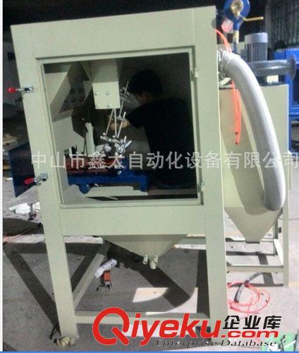 江蘇徐州不銹鋼刀具打砂機廚房刀具半自動噴砂機 廠家直銷原始圖片2