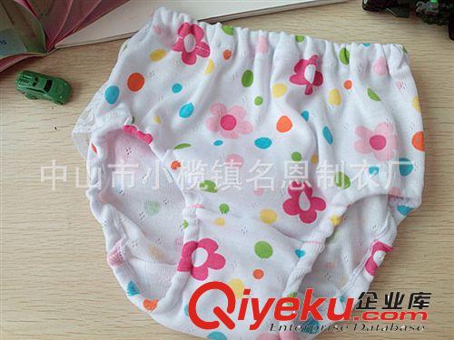 供應純棉日單女童內褲 兒童花邊內褲 寶寶面包褲 短褲波點印花