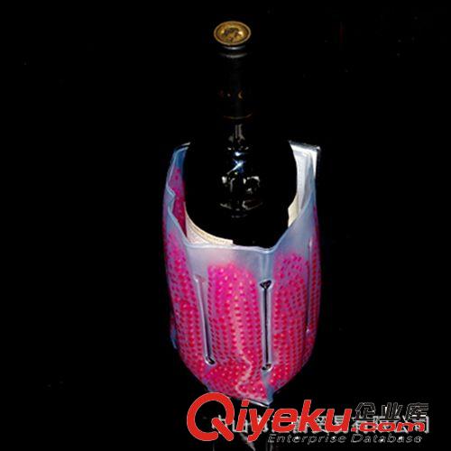 【匯爵】廠家批發(fā) 透明PVC冰袋 紅酒酒具禮品 保溫手提式紅酒冰袋