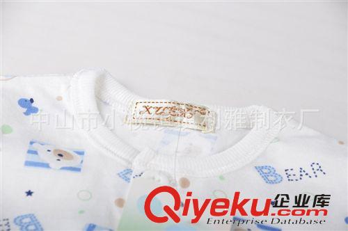 批兒童內(nèi)衣套裝 嬰兒/新生兒/寶寶純棉套裝 精梳棉直袖兩件套原始圖片2