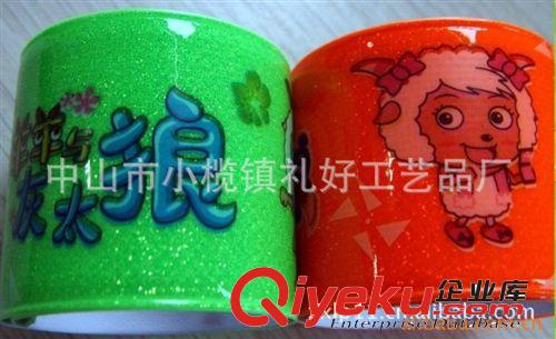 【2014年夏新品】 自卷式卡通拍手帶 pvc兒童拍手帶 歡迎訂做