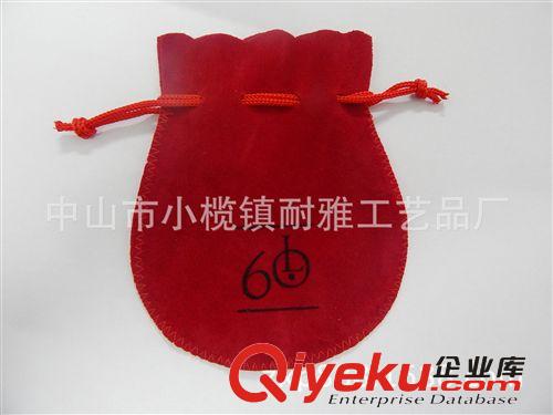 供應(yīng)紅色鎖邊花瓶形飾品袋，首飾袋。原始圖片3
