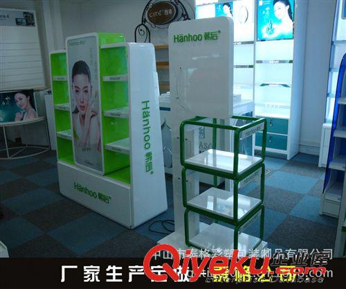 中山廠家生產(chǎn)亞克力展示柜 化妝液展銷架 彩妝中島組合柜