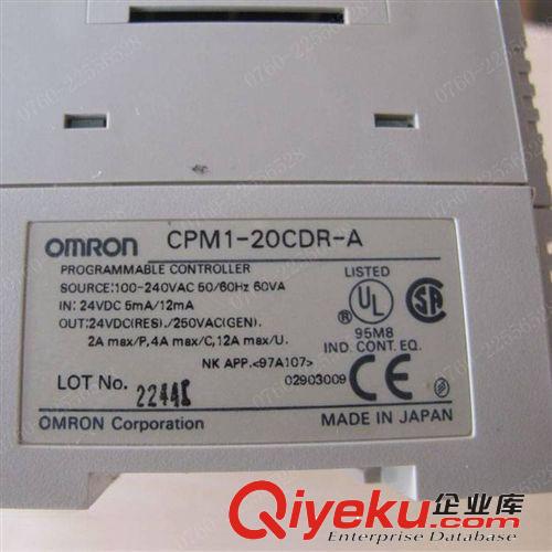 CPM1-20CDR-A OMRON歐姆龍PLC可編碼控制器原始圖片3