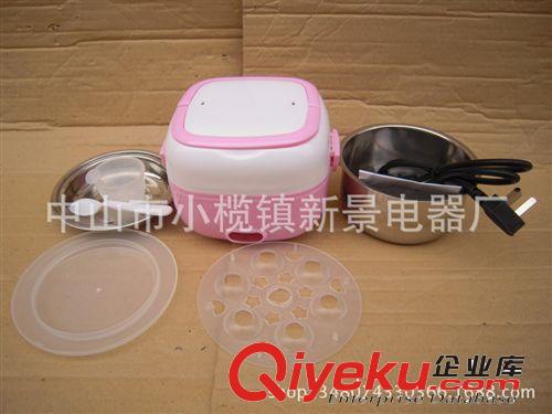 【一件代發】不銹鋼內膽電熱飯盒保溫加熱迷你電飯煲蒸煮飯盒