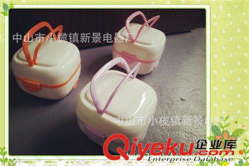 雙層不銹鋼內(nèi)膽迷你電飯煲插電保溫加熱飯盒便攜式多功能蒸煮飯盒原始圖片2