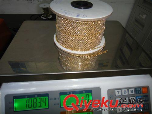 專業爪鏈廠供應888中東水鉆夾鉆鏈 環保保證燒焊鉆鏈SS6.5 PP14