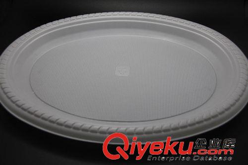 11*13寸 橢圓形生鮮托盤食品托盤蔬菜水果包裝盒 PS 塑料橢圓盤原始圖片2