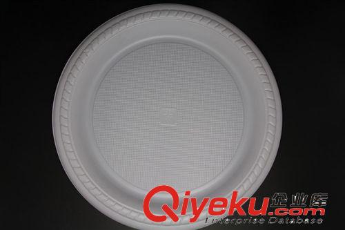 9寸 圓形生鮮托盤食品托盤蔬菜水果包裝盒一次性塑料碟 PS塑料圓