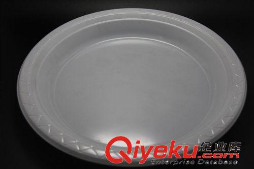 9寸 圓形生鮮托盤食品托盤蔬菜水果包裝盒一次性塑料碟 PS塑料圓