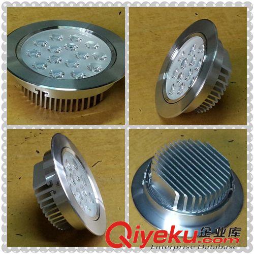 led防眩射燈 led天花燈套件 新款LED砂銀/砂金9-12WCOB天花燈外殼原始圖片3