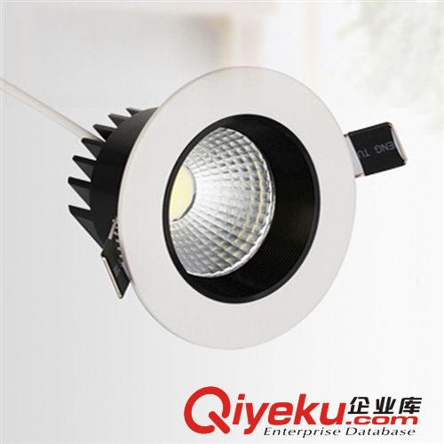 可調光LED射燈COB天花燈防霧筒燈背景照明裝飾燈具5W開孔70-80mm