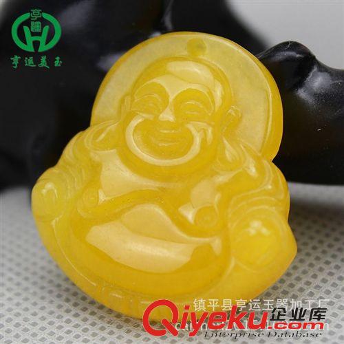 石英巖玉黃玉大佛吊墜 地?cái)傆褙洘豳u爆款 10元江湖玉器批發(fā)原始圖片2