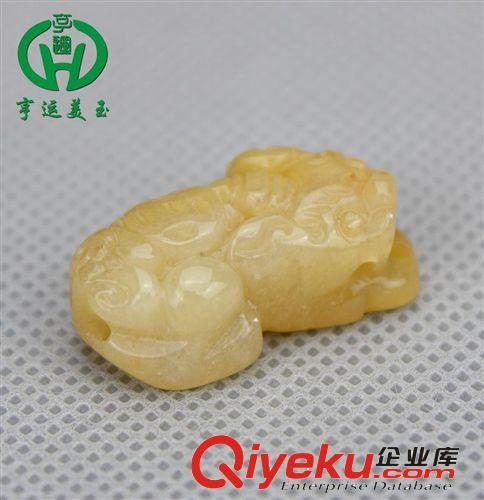 新款戈壁黃玉招財(cái)金錢貔貅 新款上市促銷量大包郵 地?cái)傆衿髋l(fā)原始圖片3