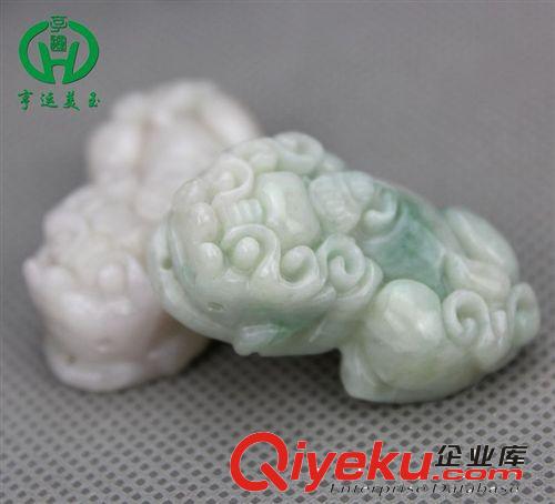 翡翠A貨緬甸玉貔貅 招財辟邪玉佩 南陽低價玉器批發(fā)