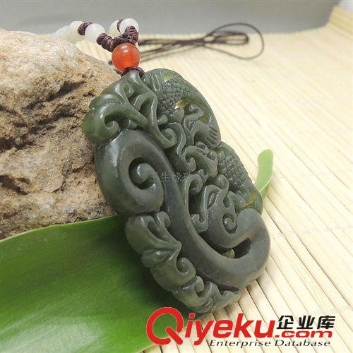 批發(fā)供應(yīng)tr新疆和田玉青玉龍鳳呈祥吊墜 玉生緣玉器批發(fā)網(wǎng)