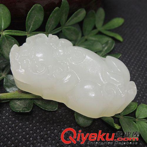 批發供應tr阿富汗玉招財辟邪貔貅吊墜 南陽玉石玉器批發網
