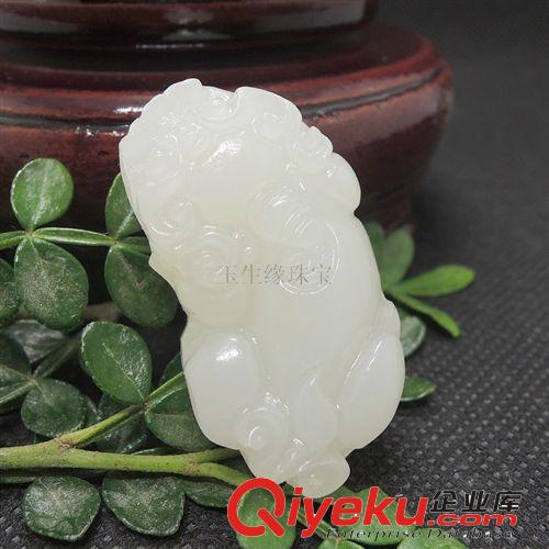 批發供應tr阿富汗玉招財辟邪貔貅吊墜 南陽玉石玉器批發網