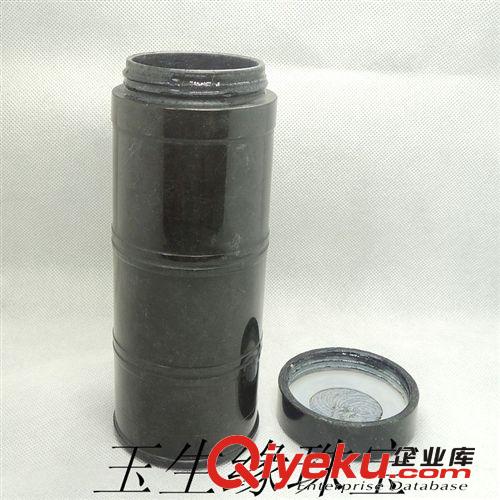 玉生緣 tr玉石墨綠玉雙層保溫杯 玉石小擺件批發 本店一件起批