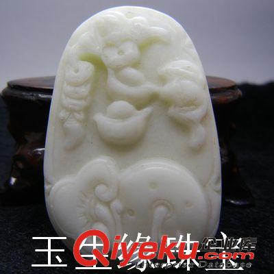 玉生緣 藍(lán)田玉魚躍龍門吊墜 藍(lán)田玉吊墜批發(fā) 南陽玉石玉器批發(fā)網(wǎng)