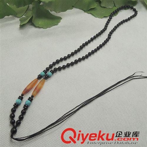 玉生緣 純手工編織tr巴西瑪瑙米型珠子掛繩 玉石配件批發