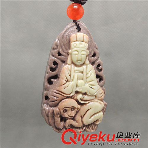 批發供應tr紫袍玉生肖猴守護神吊墜 貴州紫袍玉批發 玉生緣玉器