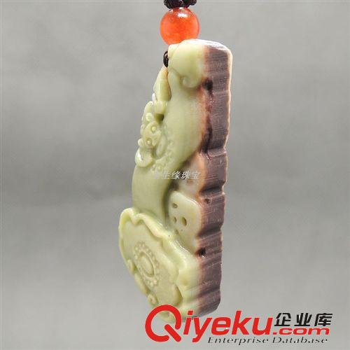 批發供應天然紫袍玉時尚新款小如意吊墜 貴州紫袍玉批發 南陽批發原始圖片2