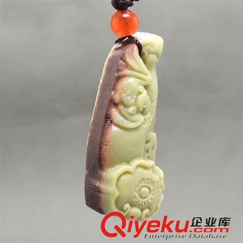 批發供應天然紫袍玉時尚新款小如意吊墜 貴州紫袍玉批發 南陽批發原始圖片3
