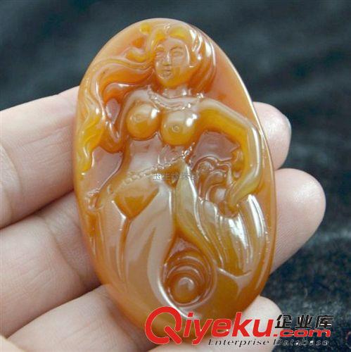 玉生緣 tr云南黃龍玉美人魚吊墜 玉石掛件批發(fā) 南陽小額批發(fā)網(wǎng)