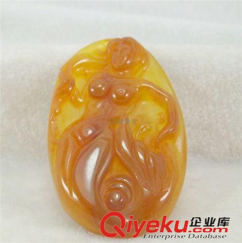 玉生緣 tr云南黃龍玉美人魚吊墜 玉石掛件批發(fā) 南陽小額批發(fā)網(wǎng)