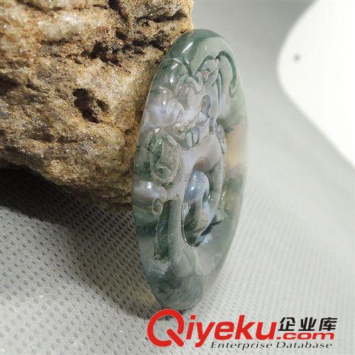 批發供應tr水草瑪瑙仿古龍吊墜 玉石吊墜批發 玉生緣玉器批發網