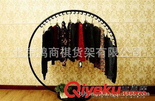 服裝 店裝修貨架 衣服展示架 落地中島架 賣衣服掛衣架 店鋪圓形