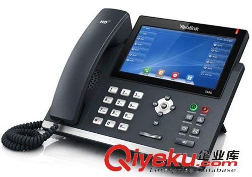 億聯(lián)7英寸千兆雙網(wǎng)口商務(wù) 6SIP線路VOIP SIP PHONE  T48G原始圖片3