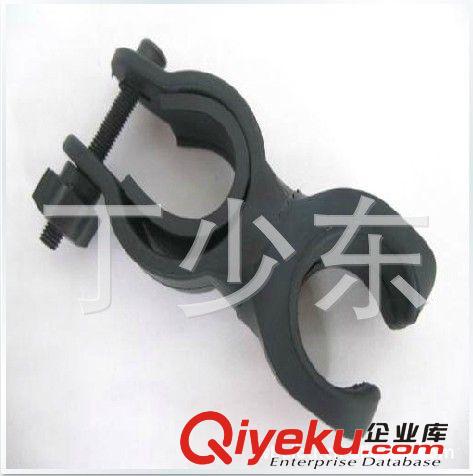 360度旋轉(zhuǎn)U型手電夾自行車把夾廠家直銷燈架自行車車夾手電架原始圖片2