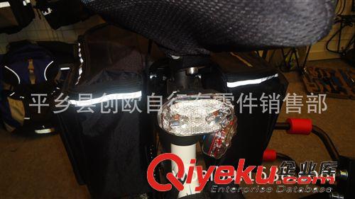彩9LED自行車座管燈 尾燈自行車警示尾燈 背包燈自行車裝備原始圖片2
