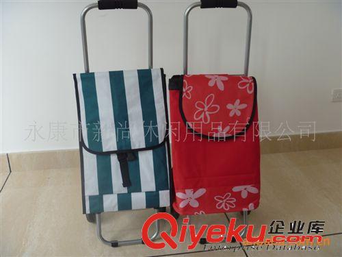 廠家現(xiàn)貨供應折疊兩輪購物車買菜車促銷禮品購物車可印LOGO原始圖片2
