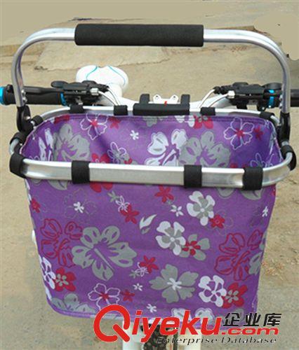 自行車(chē)車(chē)筐 gd車(chē)籃 鋁提手 山地車(chē)鋁合金邊框前包原始圖片2