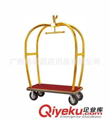 X-HB 豪華行李車 不銹鋼酒店行李車 定做酒店行李車 行李車（圖）