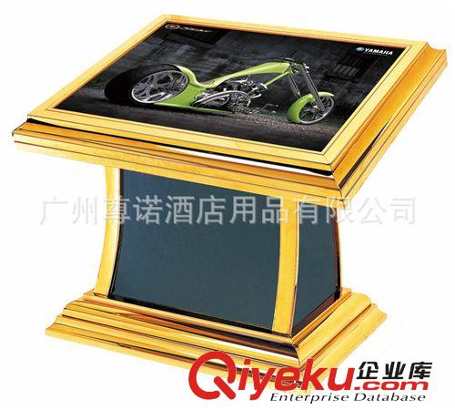 供應(yīng)g-156藍(lán)寶石弧身燈箱 酒店大堂指南燈箱 立式鈦金燈箱廠家原始圖片2
