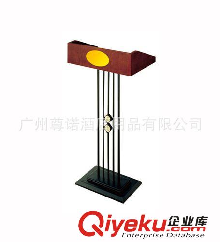 尊諾新款演講臺 帶抽屜木制演講臺 深圳木制演講臺 實(shí)木原始圖片2