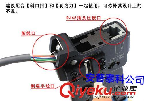 安普壓線鉗 AMP工具 網(wǎng)線鉗 超五類/水晶頭網(wǎng)鉗 RJ45網(wǎng)鉗原始圖片2
