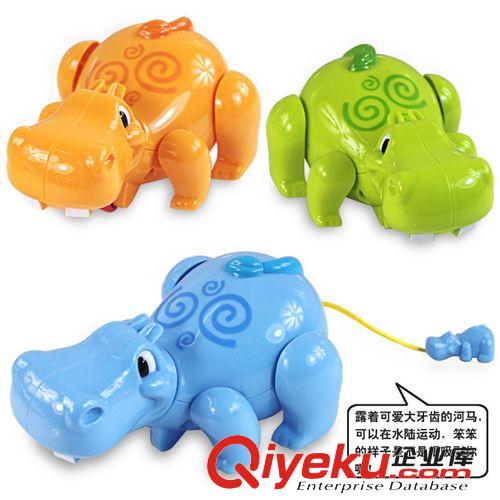 匯樂517 奇趣小動物河馬 洗澡/戲水玩具/發(fā)條玩具